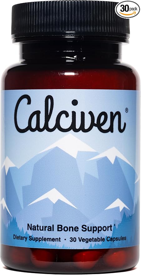 Calciven Natural Bone Support Supplement, Vegetarian, Gluten-Free
