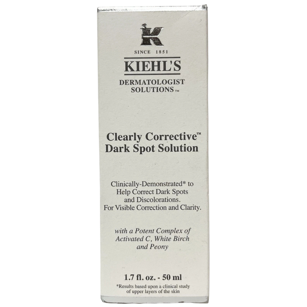 Kiehl's Clearly Corrective Dark Spot & Discoloration Solution 1.7 oz 50 mL NEW