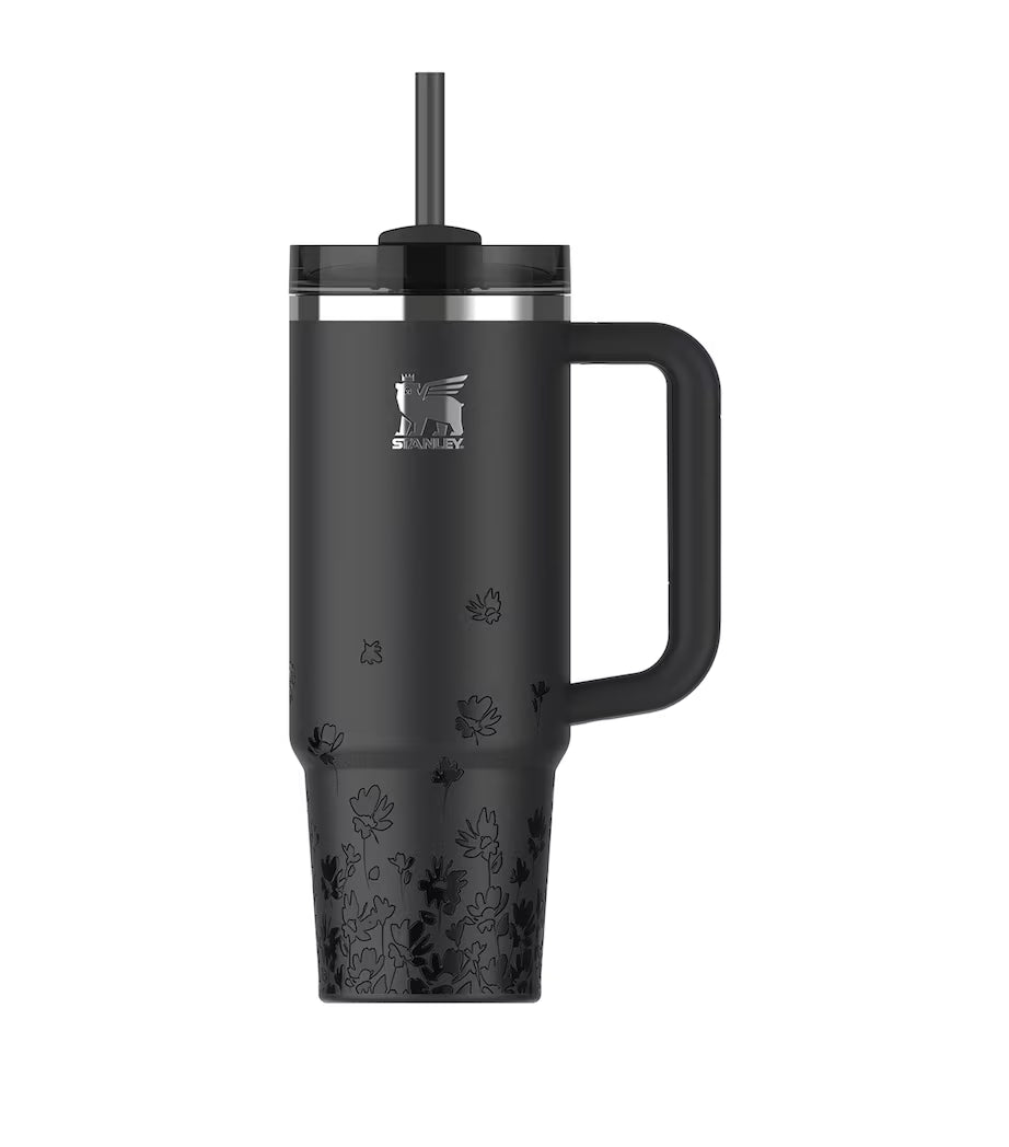 Stanley The Quencher H2.0 FlowState Tumbler 40 oz – Black Insulated Travel Cup